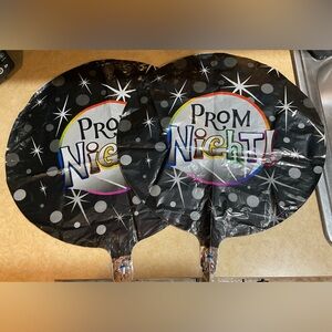 Prom night Mylar ballon’s set of 2 .